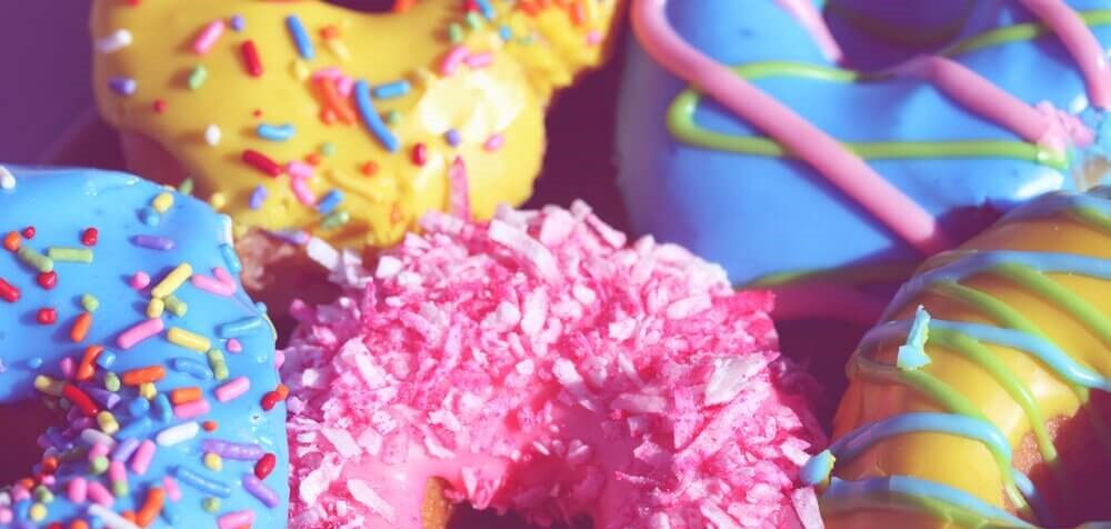 colorful donuts