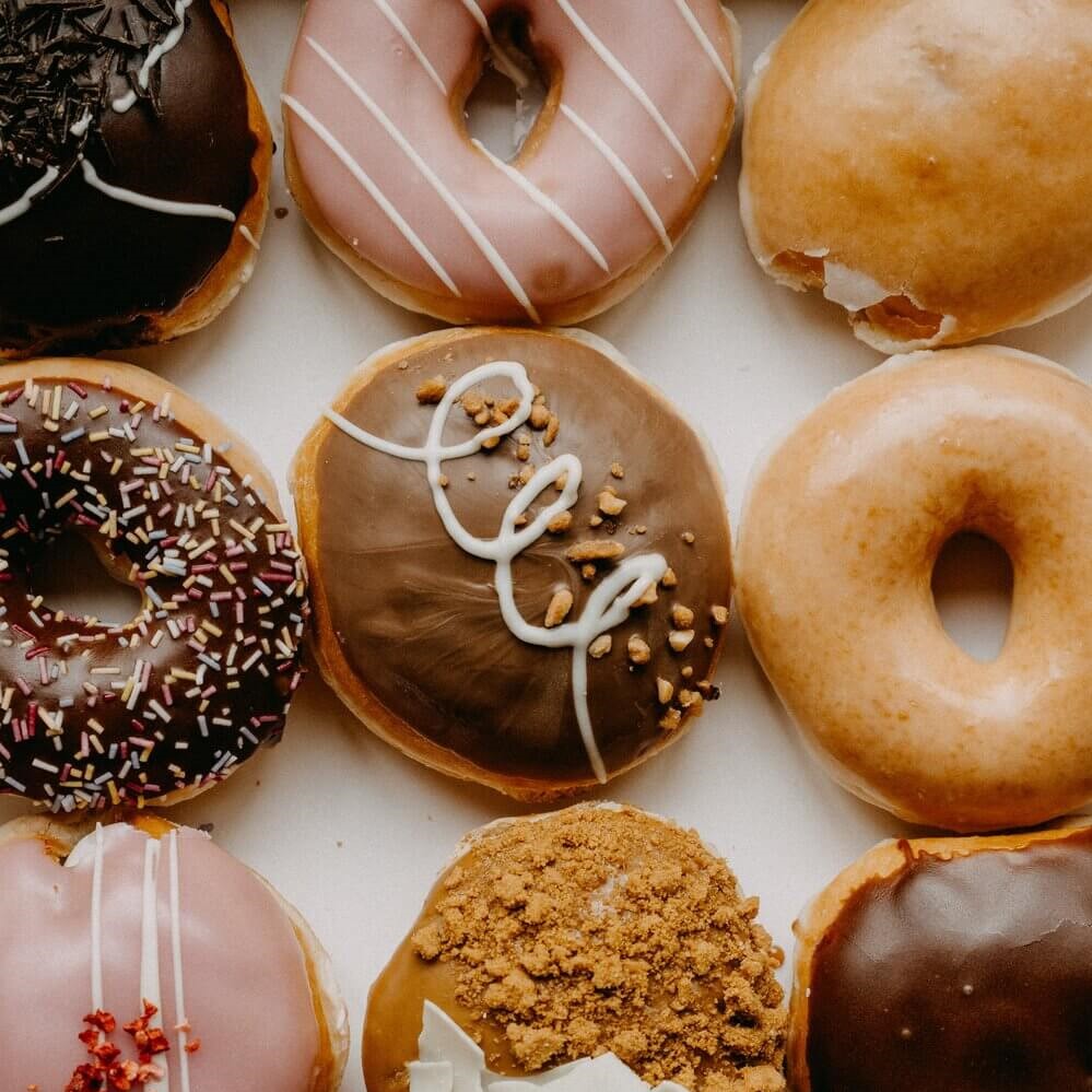 many types of donuts