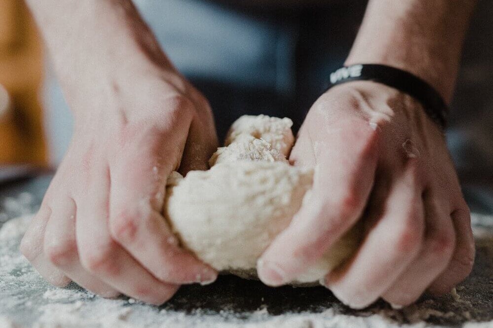 kneading dough