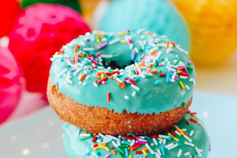 frosted donut