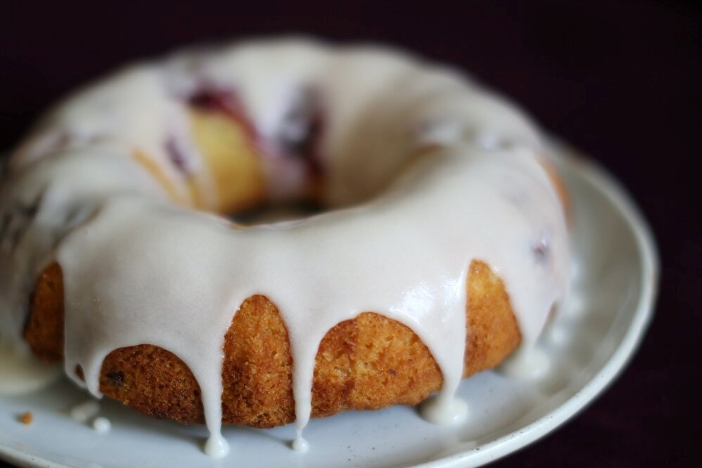glazed cake donut