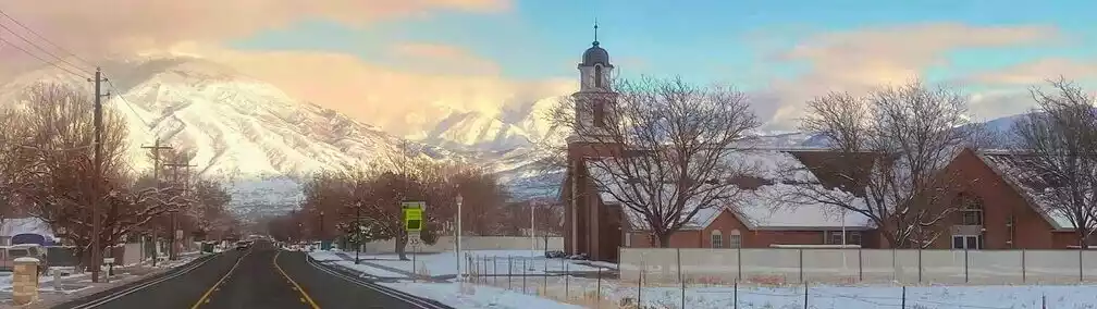 Image of Riverton City with church